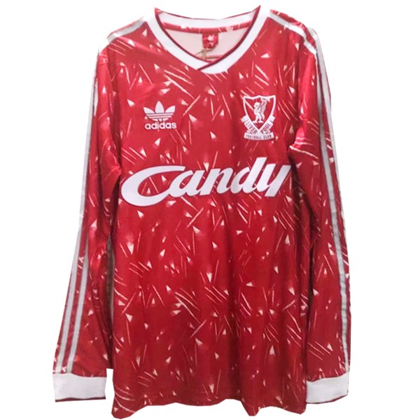 Camiseta Liverpool Primera equipación ML Retro 1989 1991 Rojo